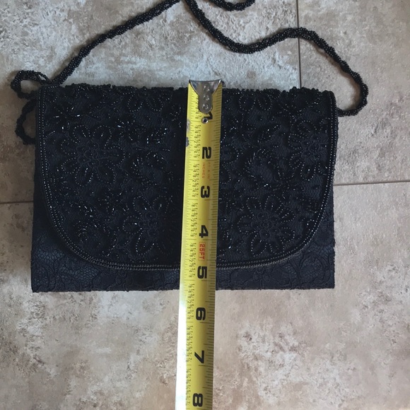 Vintage La Regale Beaded and Lace Clutch - Picture 8 of 8